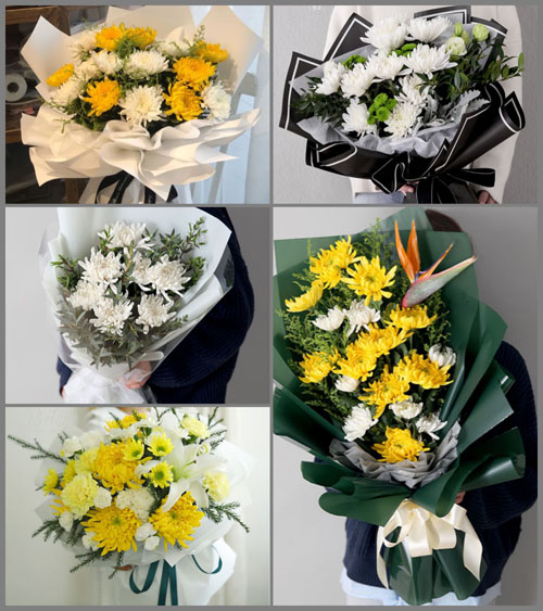 贵州铜仁市江口县坝盘镇铁广村白事花束代送